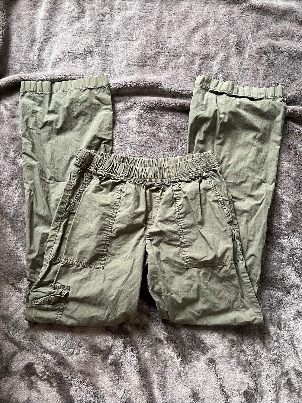 aerie Olive Green Women's Cargo Jogger Pants